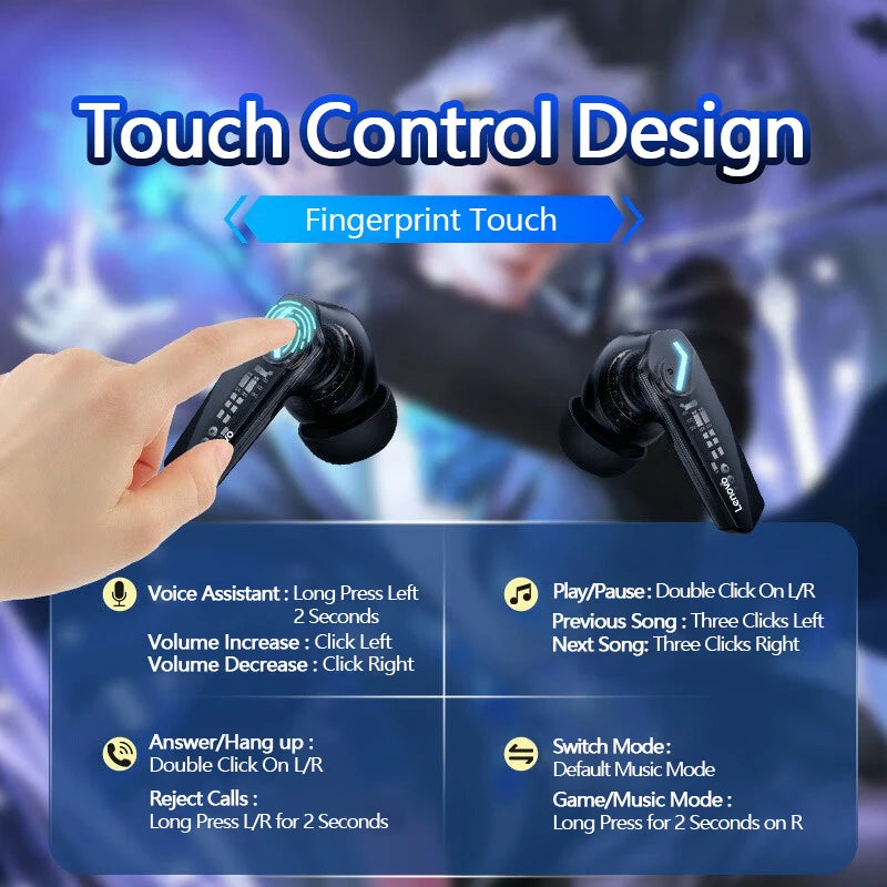 Vive la experiencia del sonido profesional sin cables! Los Lenovo GM2 Pro están diseñados para quienes buscan un audio potente.