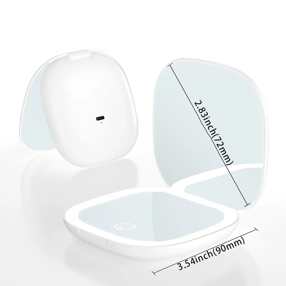 ¿Buscas un espejo de maquillaje que te acompañe a todas partes sin ocupar espacio?