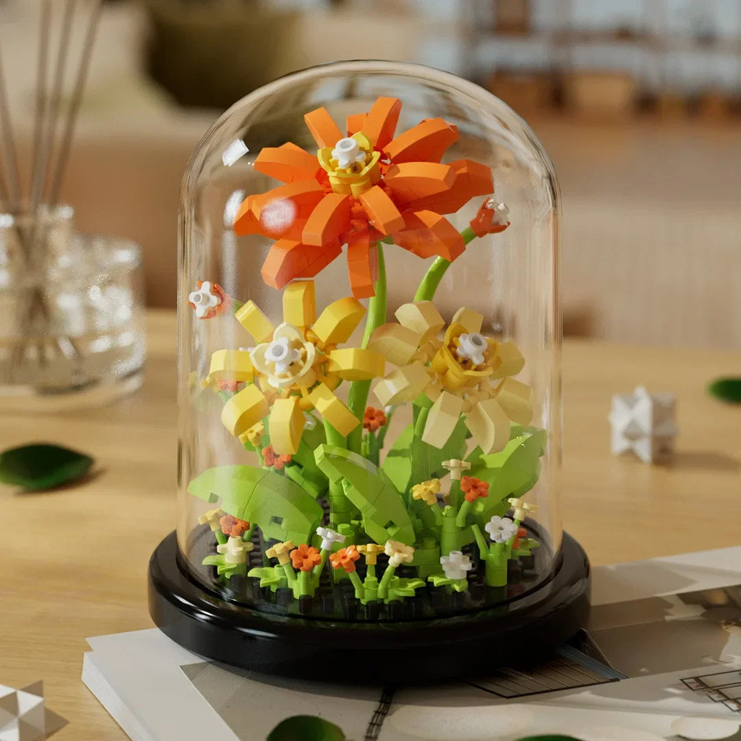Arte, decoración y diversión en miniatura: bonsai de bloques DIY