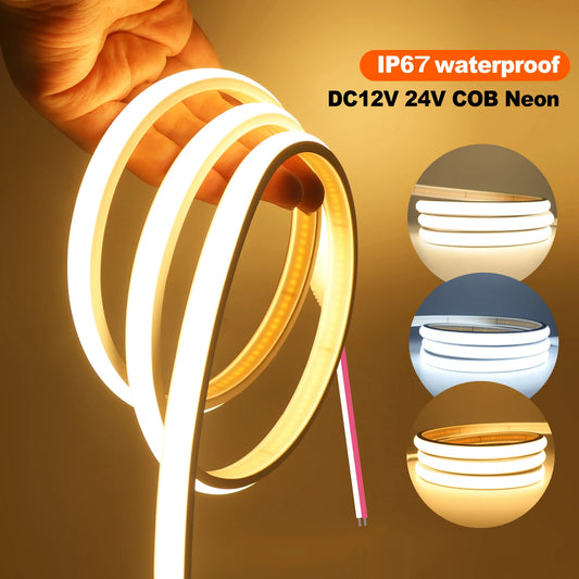 Ilumina con Estilo y Tecnología tu Cocina : tira de Luces LED COB de alta densidad