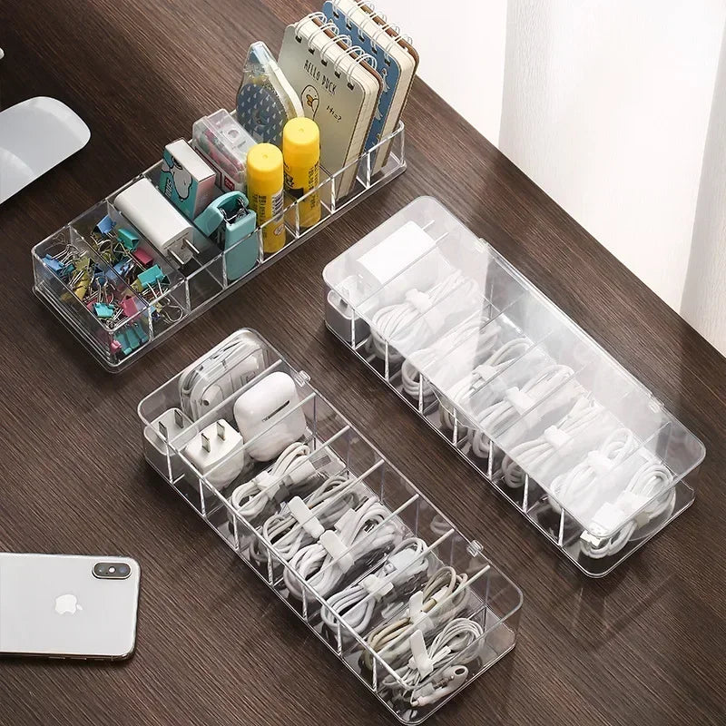 Despídete del Caos de Cables en tu Hogar u Oficina con esta Caja Organizadora.