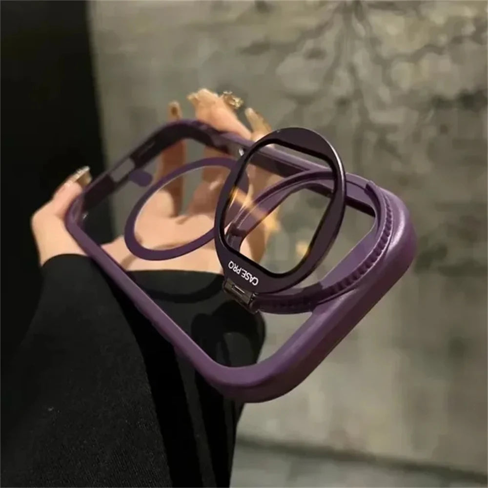 Protege lo más valioso de tu iPhone: Soporte con tapa para lente y MagSafe integrado.