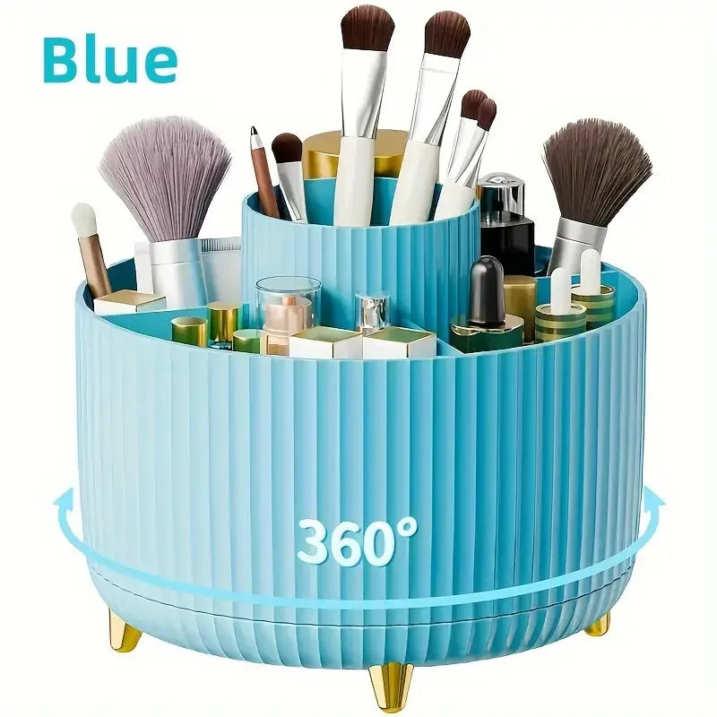 Orden, Estilo y Acceso Rápido a tu Maquillaje con este organizador Giratorio.