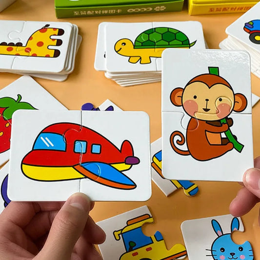 ¿Quieres que tu hijo aprenda mientras se divierte? 32 tarjetas Montessori para esimular la creatividad y memoria.