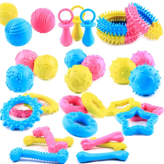 ¡Haz que tu mascota disfrute de horas de diversión y ejercicio con este juguete para perros de goma de alta calidad! Perfecto para perros pequeños, este juguete interactivo no solo ayuda a aliviar el aburrimiento