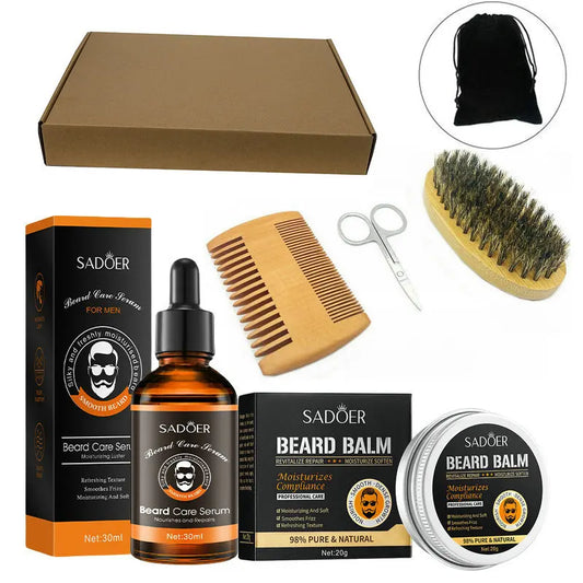Este completo Kit de Crecimiento de Barba es el regalo perfecto para los hombres que buscan mantener una barba saludable, bien cuidada y con un crecimiento óptimo. Con productos naturales, eficaces y herramientas de alta calidad