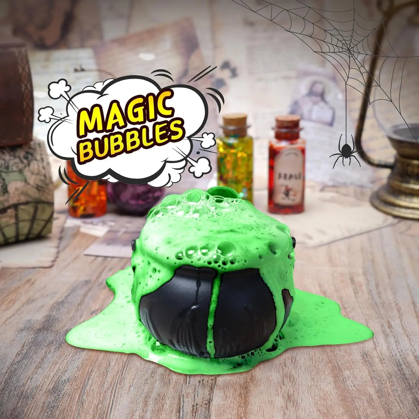 ¿Estás buscando un regalo único y emocionante para tus hijos? ¡Nuestro Kit de Pociones Mágicas DIY es la opción perfecta para despertar la imaginación y creatividad de los más pequeños! Este kit mágico permite a los niños crear sus propias pociones