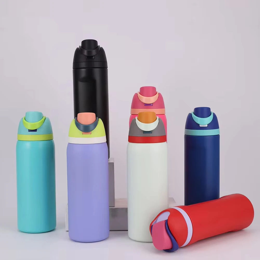 Mantén tu Bebida a la temperatura Perfecta por Horas con este Termo deportivo.