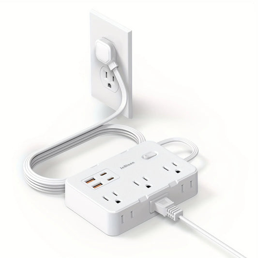 Potencia y Seguridad en 1 Solo Dispositivo. Olvídate de los Enchufes Insuficientes y Cables Desordenados.