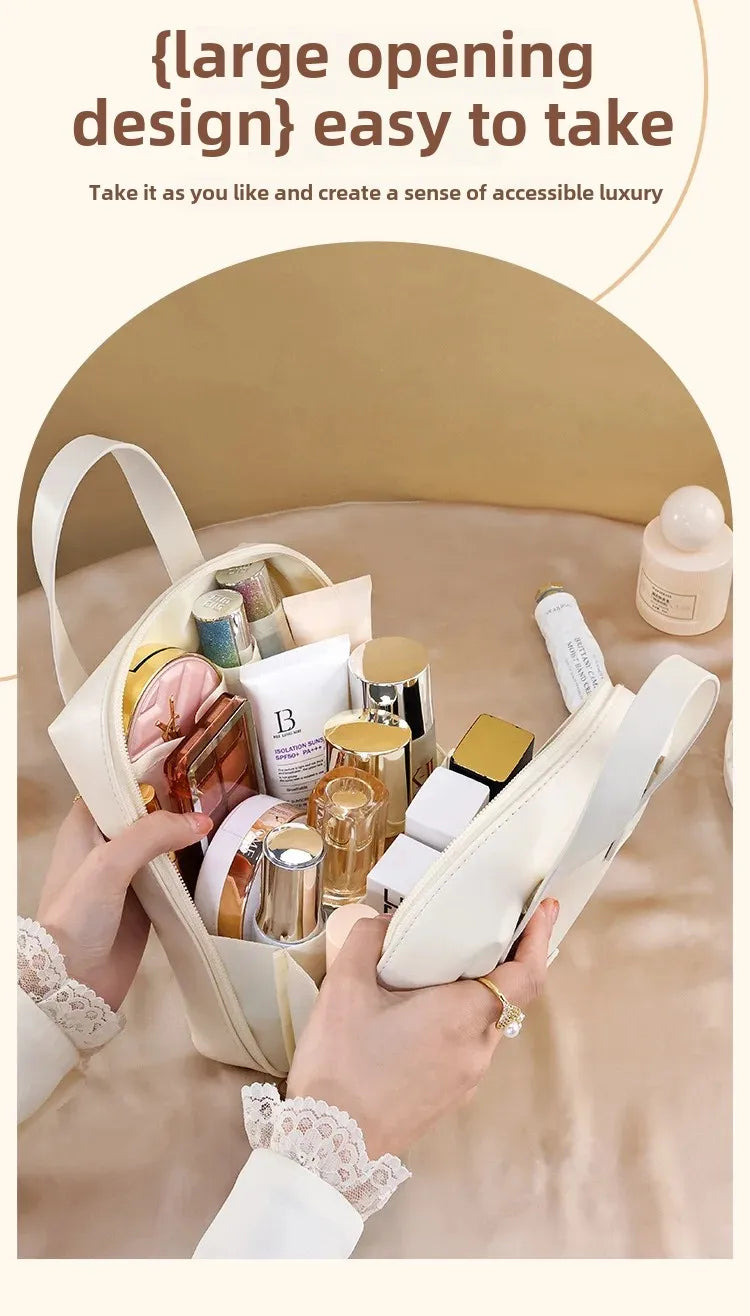 Organiza tu belleza con estilo y elegancia: Este Organizador de Maquillaje de Lujo es la solución perfecta para quienes buscan practicidad, diseño y durabilidad en un solo producto. Ideal para el uso diario o tus viajes