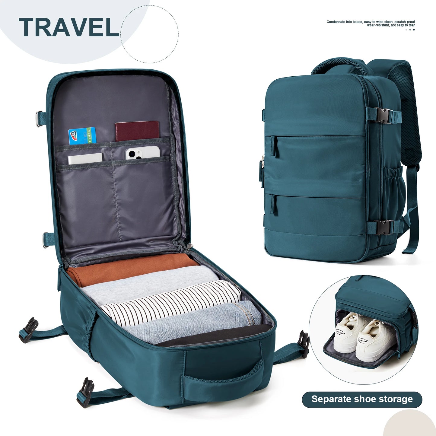 ¿Buscabas una mochila ideal para equipaje de mano? 40x20x25 son las medidas de esta mochila!