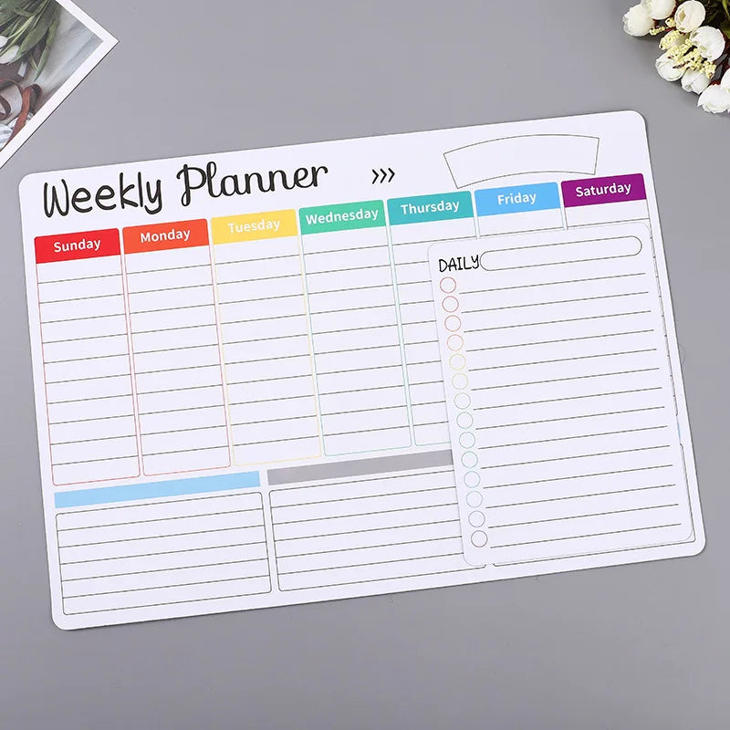 Organiza tu semana y tu mes de manera fácil y visual con este calendario magnético!
