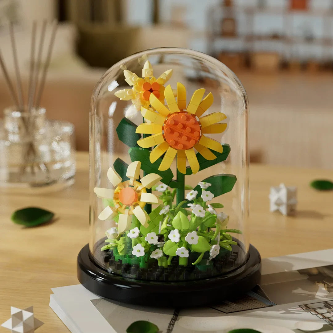Arte, decoración y diversión en miniatura: bonsai de bloques DIY
