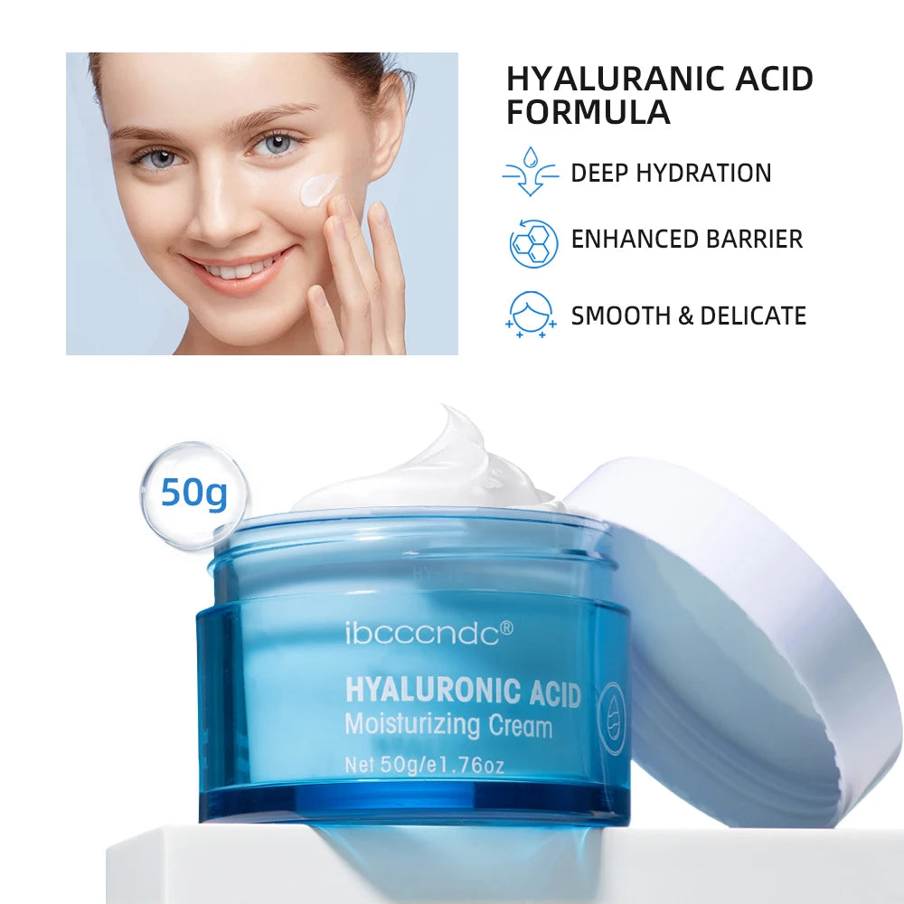 Cuida tu Piel con esta Crema Hidratante a base de Äcido Hialurónico.