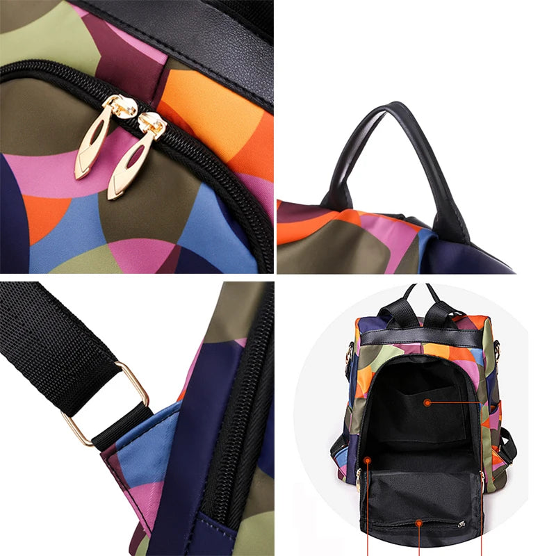La Mochila Oxford Impermeable para mujer es el accesorio perfecto que combina moda, seguridad y practicidad en un solo diseño. Con una estructura sofisticada y características innovadoras, esta mochila no solo te permitirá llevar todo lo que necesitas