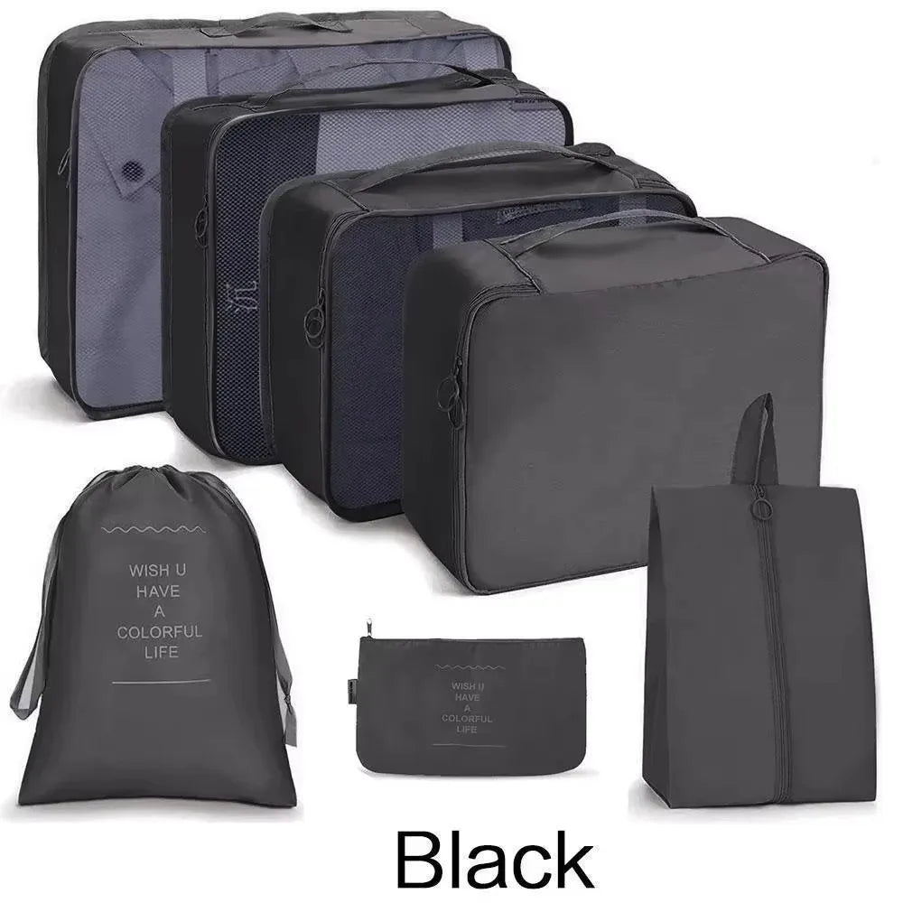 ¿Te gustaría mantener tu equipaje perfectamente organizado y protegido durante tus viajes? Con nuestro Juego de Bolsas de Almacenamiento para Viaje, podrás organizar fácilmente tus pertenencias, desde ropa y calzado hasta artículos pequeños y accesorios