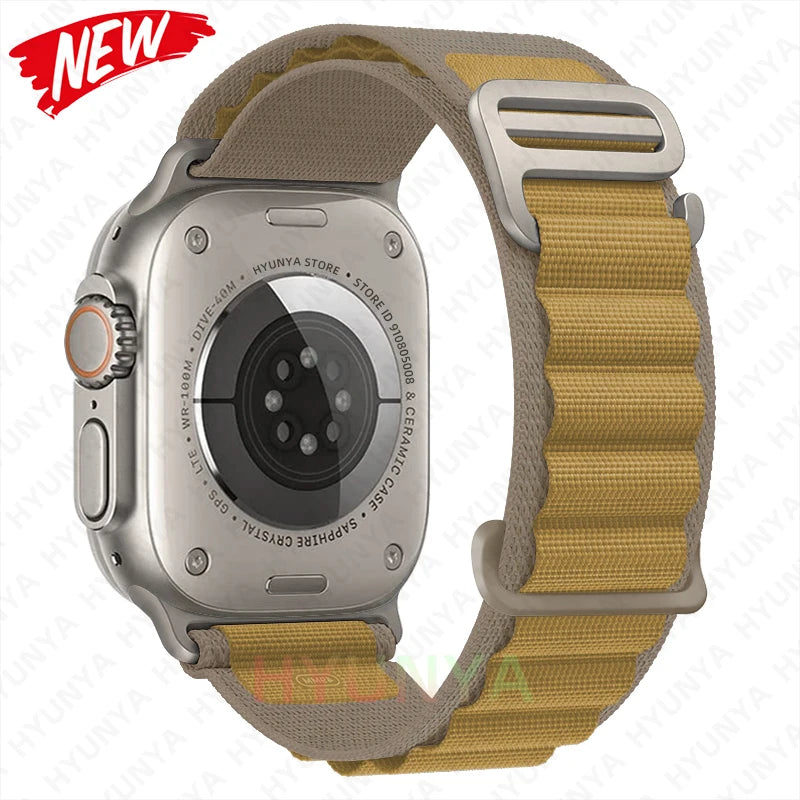 Comodidad, resistencia y estilo para tu Apple Watch con la correa Alpine deportiva.
