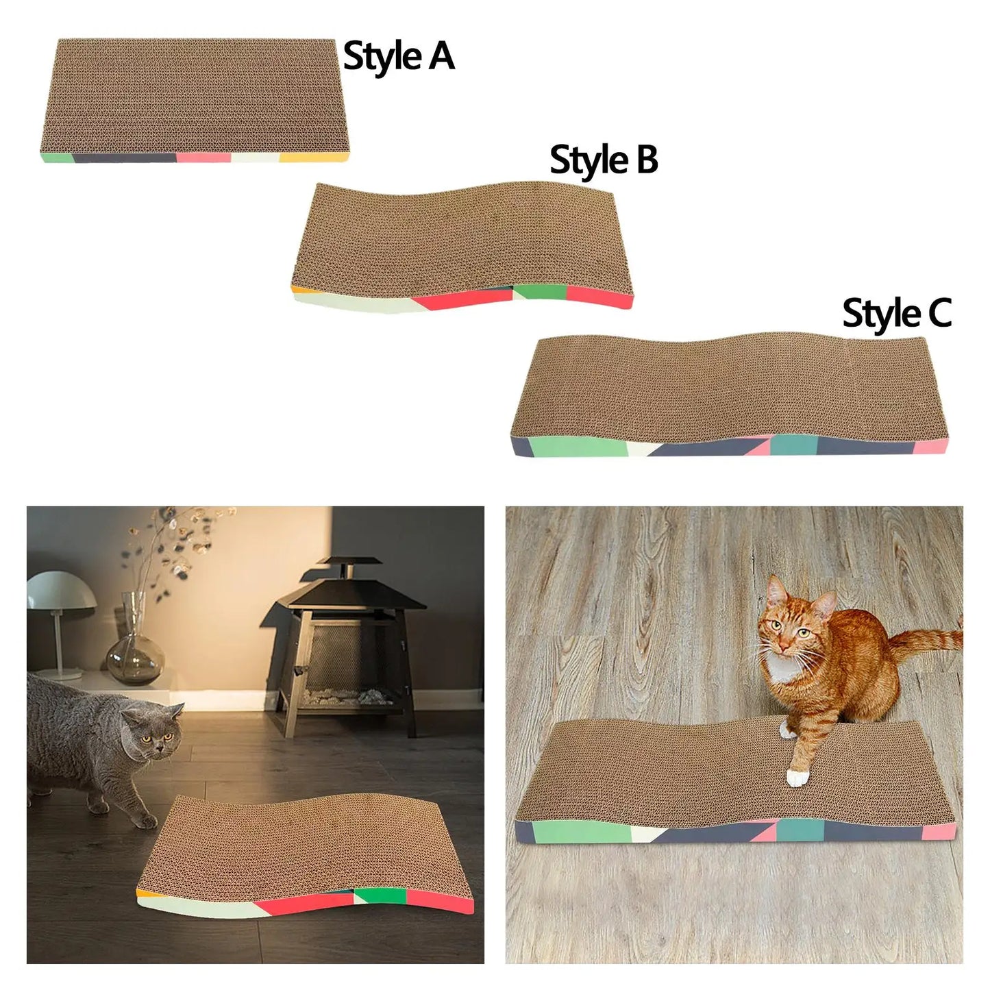 ¿Tu gato adora rascarse y arruinar tus muebles? ¡Tenemos la solución perfecta! El Rascador para Gatos de Cartón Corrugado es el accesorio ideal para que tu mascota pueda liberar su instinto natural sin dañar tus alfombra