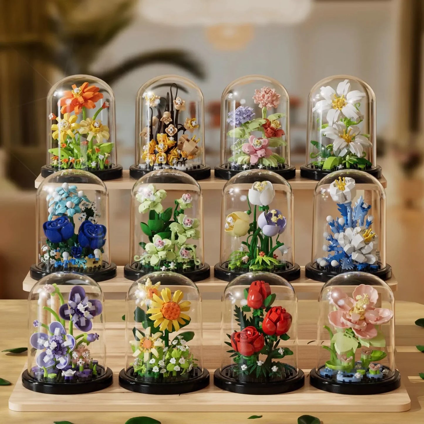 Arte, decoración y diversión en miniatura: bonsai de bloques DIY