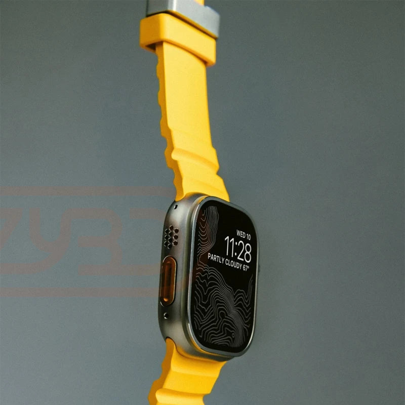 ¿Buscas Una Correa resistente, cómoda, con un diseño robusto y deportivo para tu Apple Watch?