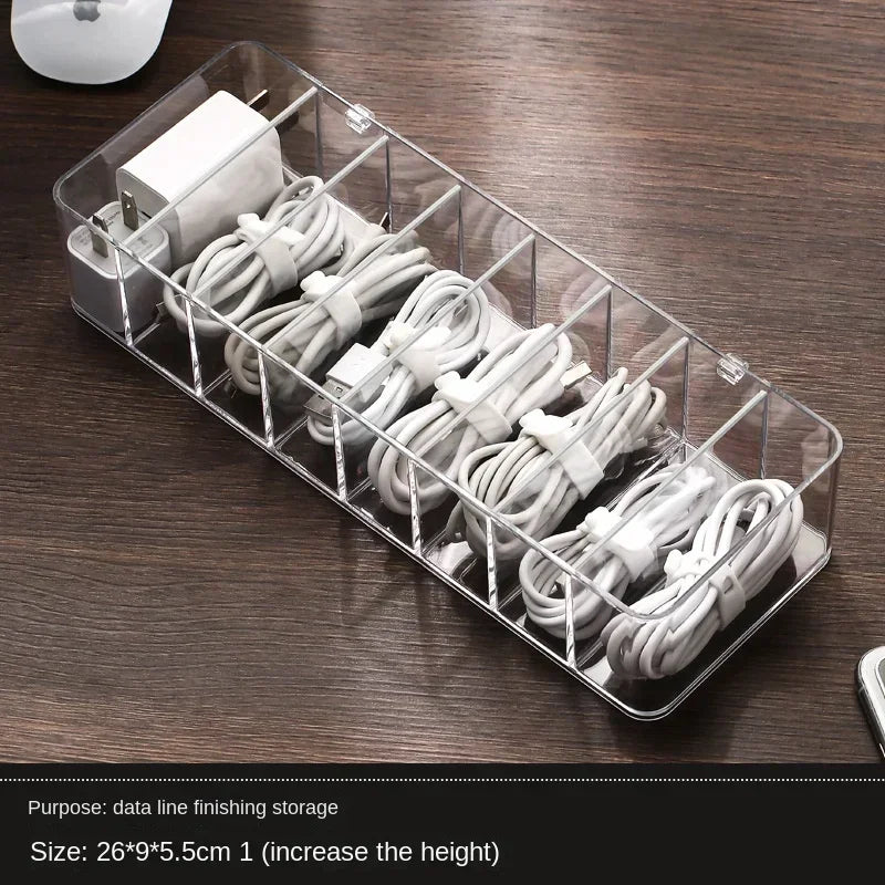 Despídete del Caos de Cables en tu Hogar u Oficina con esta Caja Organizadora.