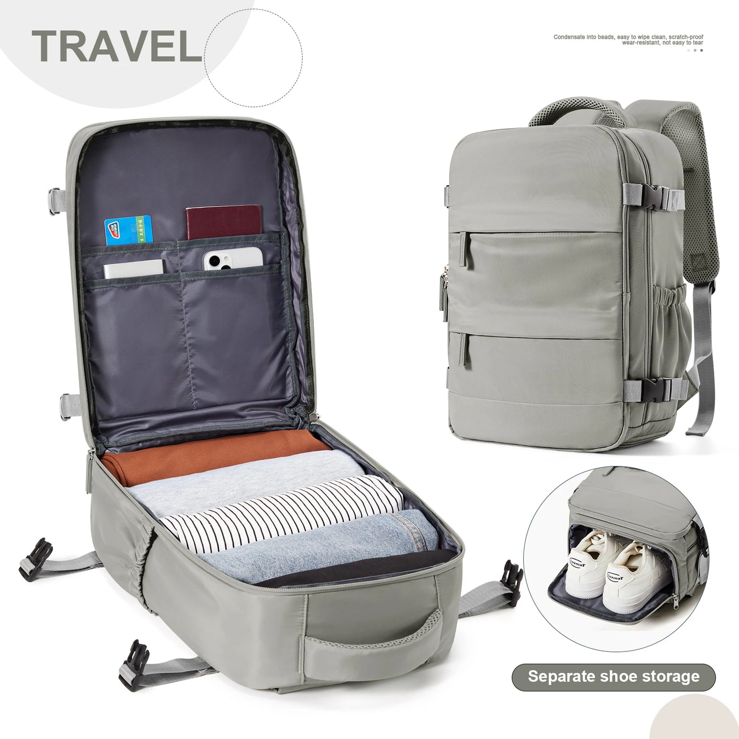 ¿Buscabas una mochila ideal para equipaje de mano? 40x20x25 son las medidas de esta mochila!