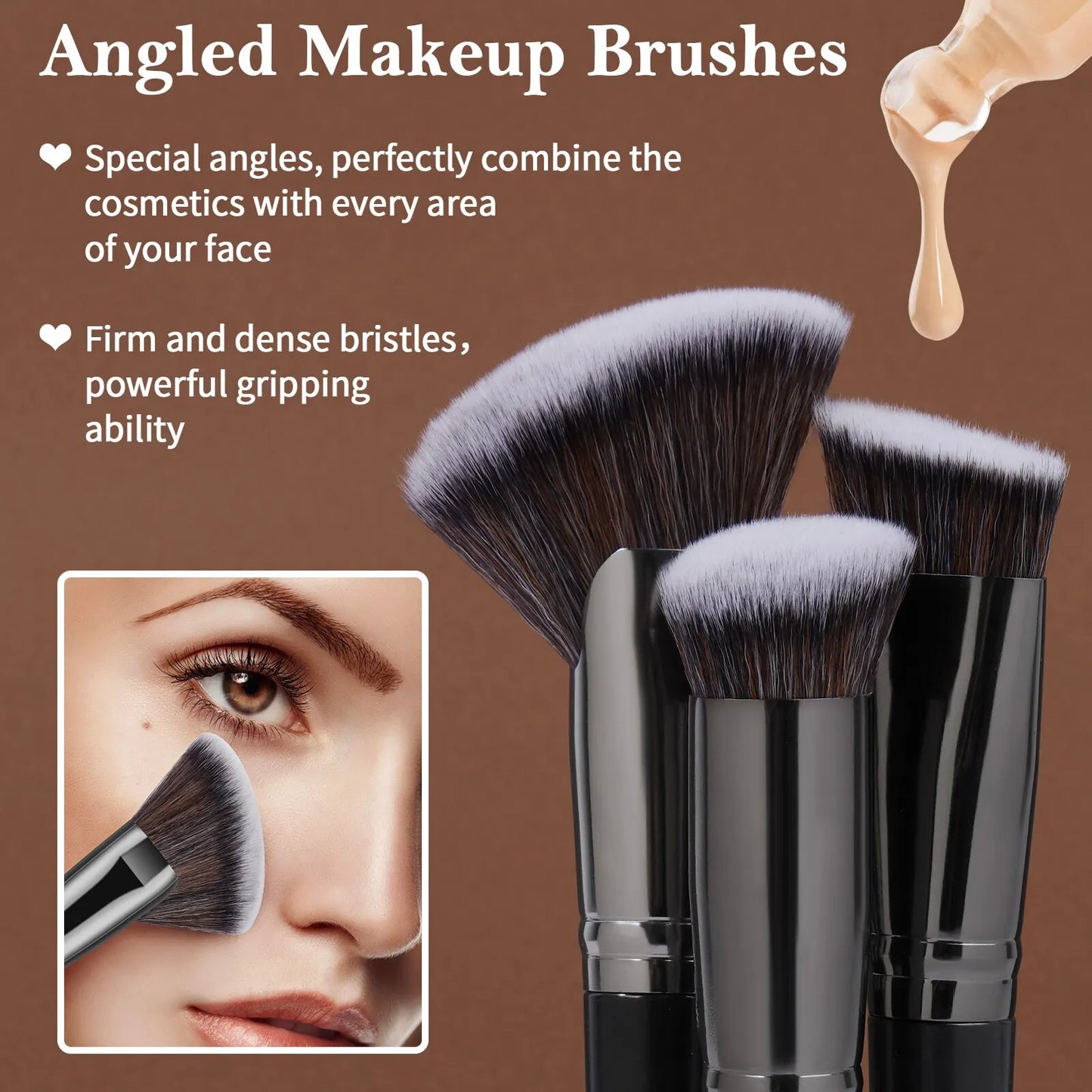 ¿Buscas un kit de maquillaje que tenga todo lo que necesitas para conseguir un look perfecto? El Kit de Brochas de Maquillaje MAANGE es la elección ideal, tanto si eres principiante como si eres un experto en maquillaje.