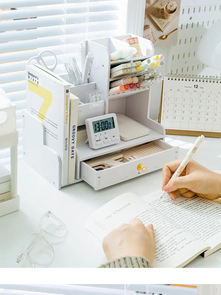 ¿Buscas un organizador de escritorio estéticamente agradable? Justo lo que necesitas!