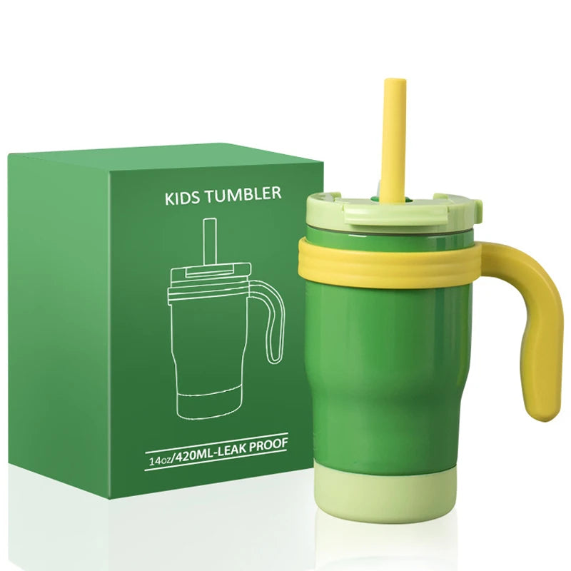 ¡La botella termo ideal para que tus pequeños se mantengan hidratados en todo momento! Esta botella termo para niños de 420ML está diseñada para mantener las bebidas a la temperatura perfecta durante horas, y lo mejor de todo, sin fugas ni derrames