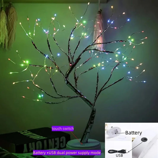 Añade un toque de magia y color a tu hogar con este bonsai colorido con luces LED. Perfecto para crear un ambiente acogedor