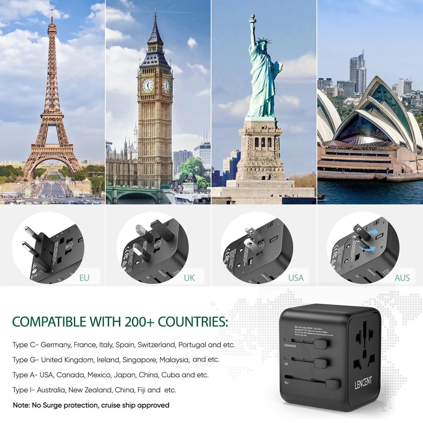 Tu compañero de Viaje Ideal: Adaptador de Viaje Internacional