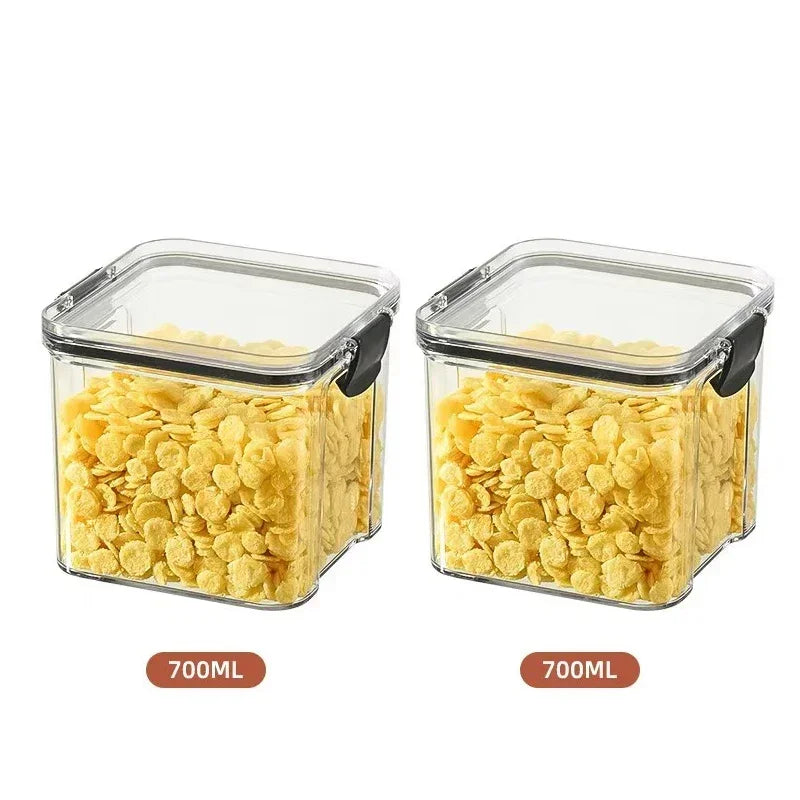 Organiza tu despensa como un chef con este set de contenedores herméticos para cocina. Paquete de 7 contenedores