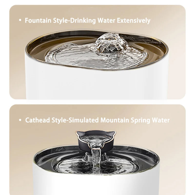 ¿Quieres que tu gato esté siempre hidratado  y saludable? Fuente de agua automática para Gatos