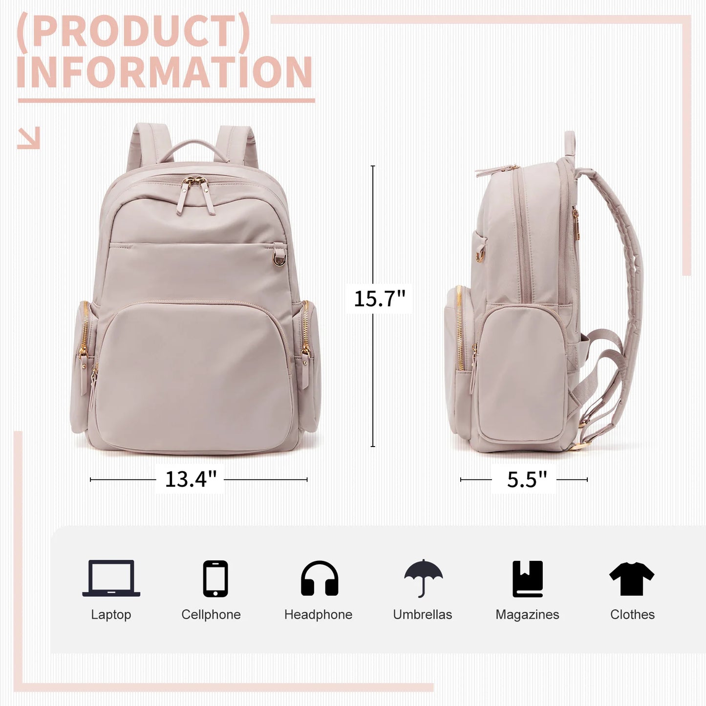 ¿Buscas una mochila elegante, funcional y resistente para acompañarte en tu día a día?