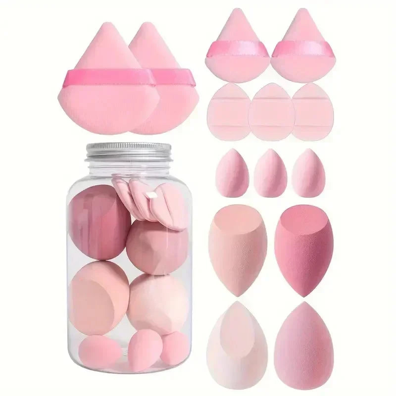 Luce un maquillaje impecable con estas esponjas de maquillaje, ideales para aplicar y mezclar productos como base, contorno, corrector y polvo. Con un diseño supersuave y una textura que se adapta perfectamente a tu piel(tenemos en diferentes colores)