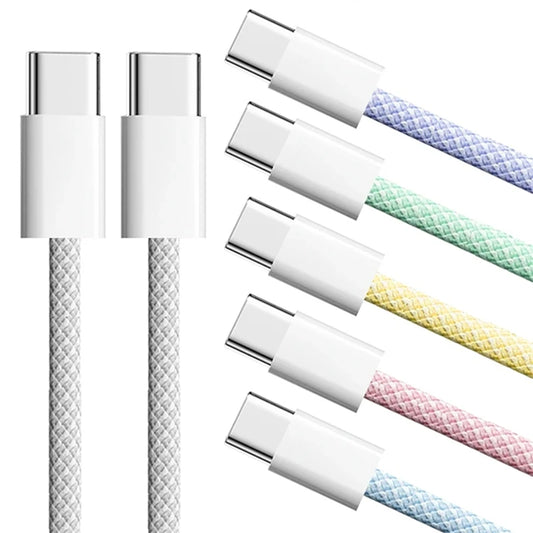 ¿Estás buscando un cable resistente, eficiente y de alta velocidad para cargar tus dispositivos? ¡Este Cable de Carga Rápida USB Tipo C es todo lo que necesitas! Con tecnología PD (Power Delivery) y una capacidad de carga de 60W