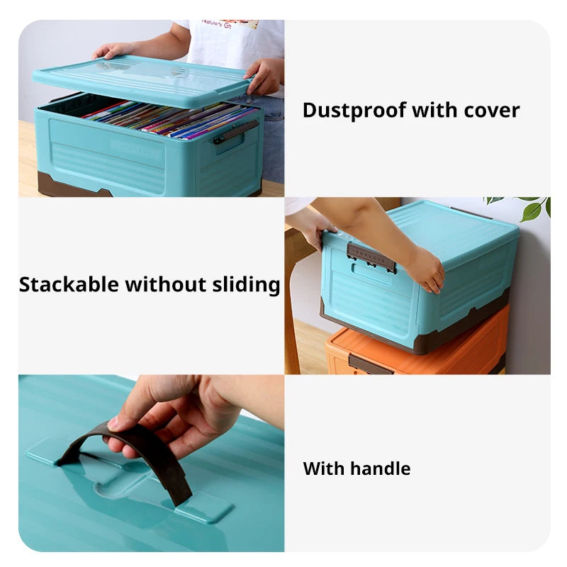 Necesitas más Espacio sin Desorden? Esta caja Plegable es la Solución. Ahorra Espacio con Estilo.