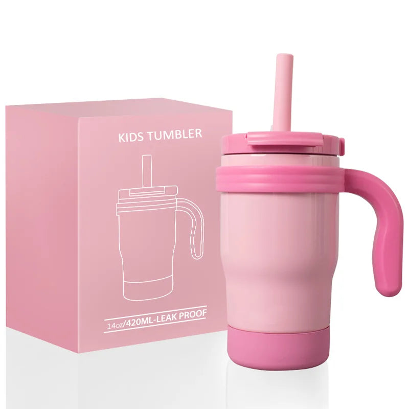 ¡La botella termo ideal para que tus pequeños se mantengan hidratados en todo momento! Esta botella termo para niños de 420ML está diseñada para mantener las bebidas a la temperatura perfecta durante horas, y lo mejor de todo, sin fugas ni derrames