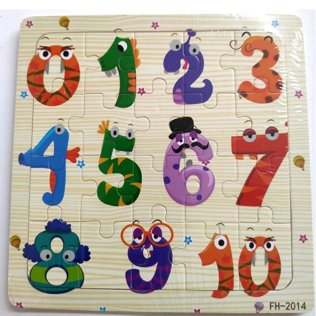 ¡Diviértete y aprende con este adorable rompecabezas de madera especial para los más pequeños!