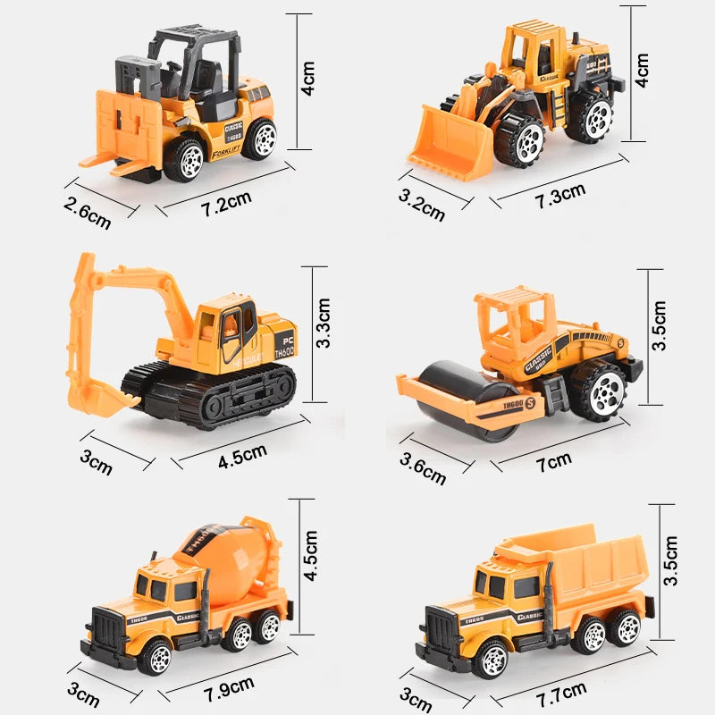 Diversión sin límites para tu niño con este set de camiones y vehículos de construcción y rescate.
