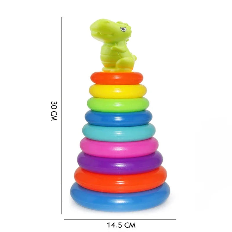 ¡Desarrolla las habilidades de tu bebé mientras juega y se divierte! Este juguete apilable Montessori está diseñado para fomentar el aprendizaje y desarrollo de los más pequeños de manera divertida y segura.