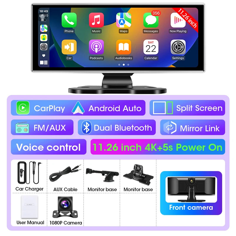 Convierte tu auto en un vehículo inteligente con esta increíble pantalla de 10.26 pulgadas!