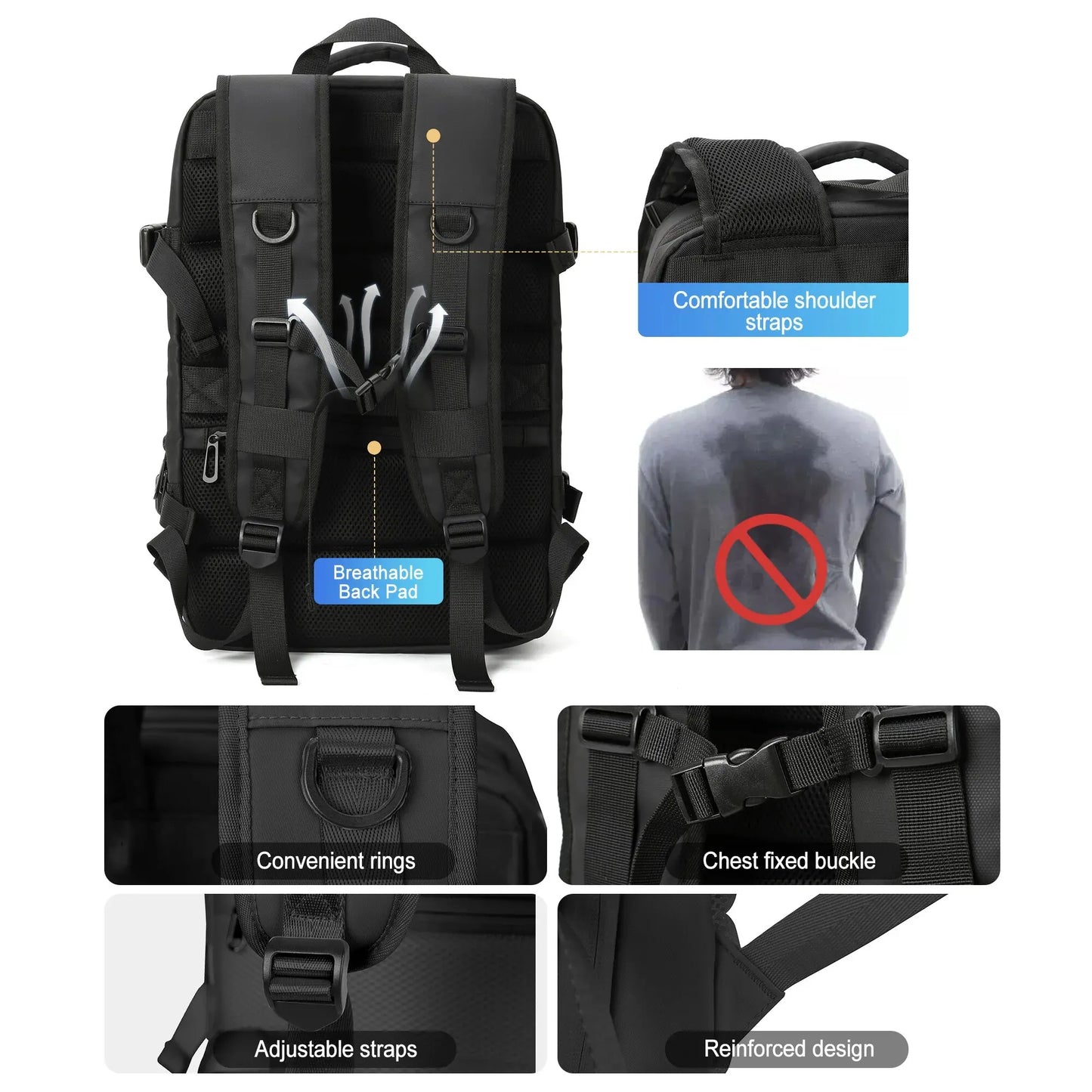 La Mochila todo en uno para Viajeros Exigentes. Esta mochila Expandible es la Solución.