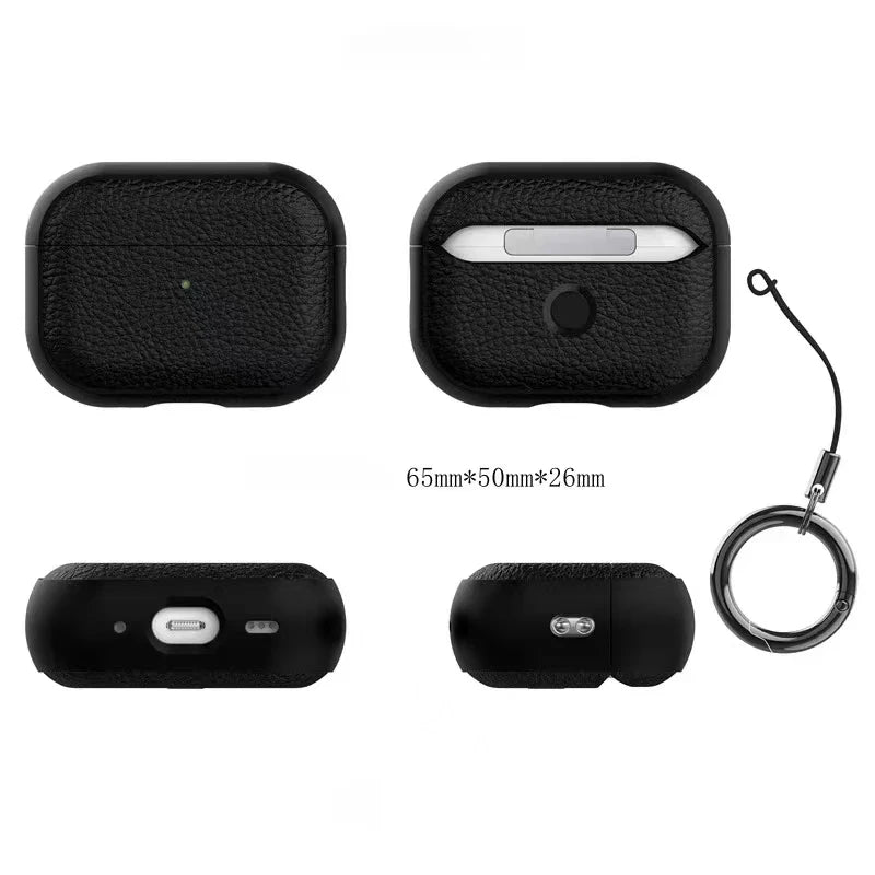 Dale a tus AirPods el mejor cuidado con esta funda de textura de cuero, diseñada para ofrecer protección, estilo y comodidad.