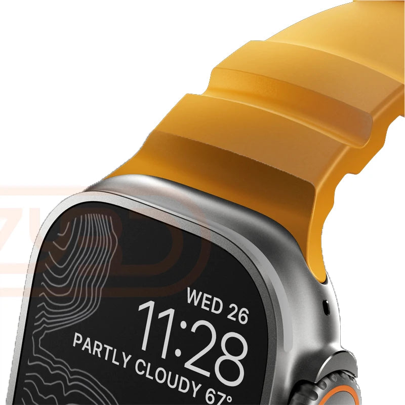 ¿Buscas Una Correa resistente, cómoda, con un diseño robusto y deportivo para tu Apple Watch?