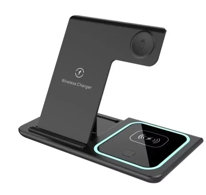 Carga Todos tus  Dispositivos al Mismo Tiempo de forma Inalámbrica.