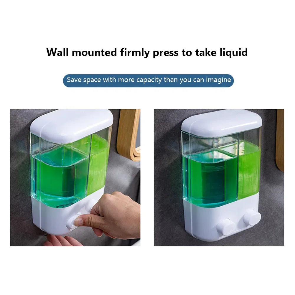 Dispensador de Jabón doble. Ahorro, Comodidad y Estilo en un Solo Producto.