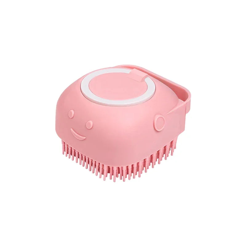 Haz del baño un Momento agradable para tu Mascota con este Cepillo de Silicona.