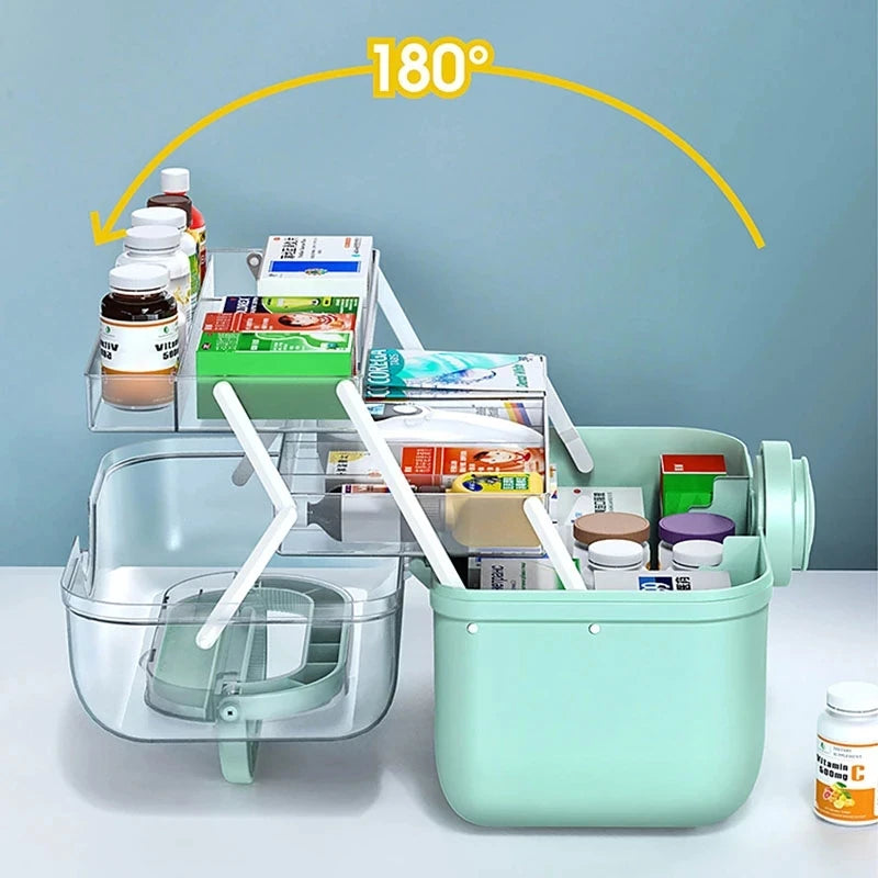 Mantén tus productos de primeros auxilios y medicinas perfectamente organizados y al alcance.
