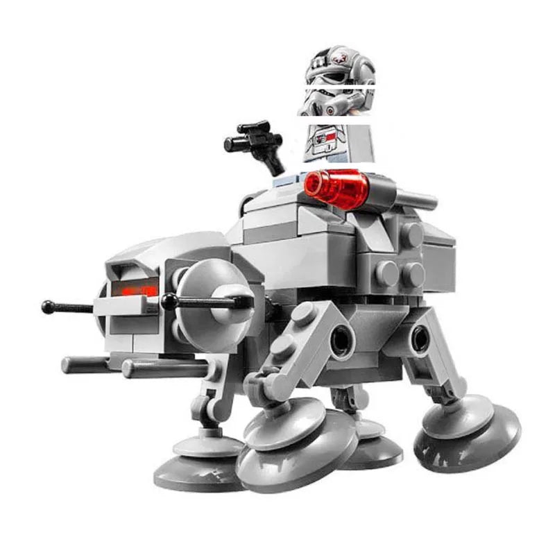 Set de bloques de construcción diseñado para los verdaderos fanáticos de Star Wars, ofreciéndote una experiencia de juego dinámica con mini figuras de acción y vehículos icónicos